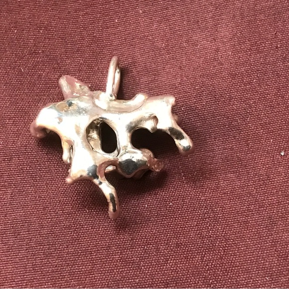 Sterling Silver Large Free Form Pendant - Picture 4 of 16